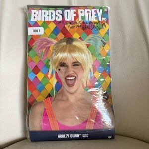 Harley Quinn Adult Wig – Birds of Prey Costume Accessory, New
